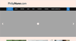 Desktop Screenshot of philipnunn.com